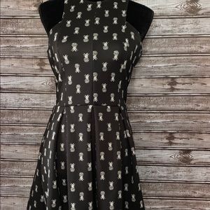 Black pineapple dress